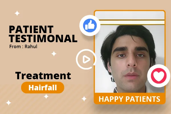 Rahul Hairfall testimonial